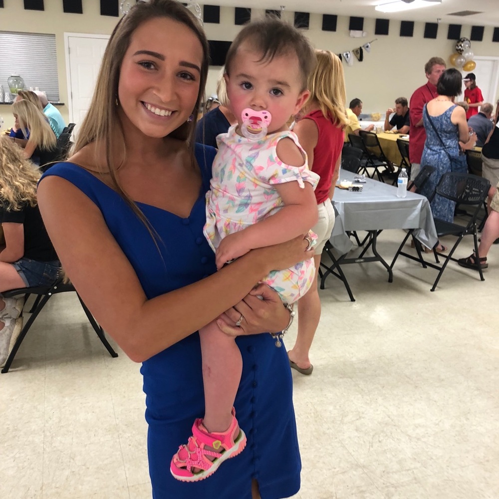 Blue Button Down Dress